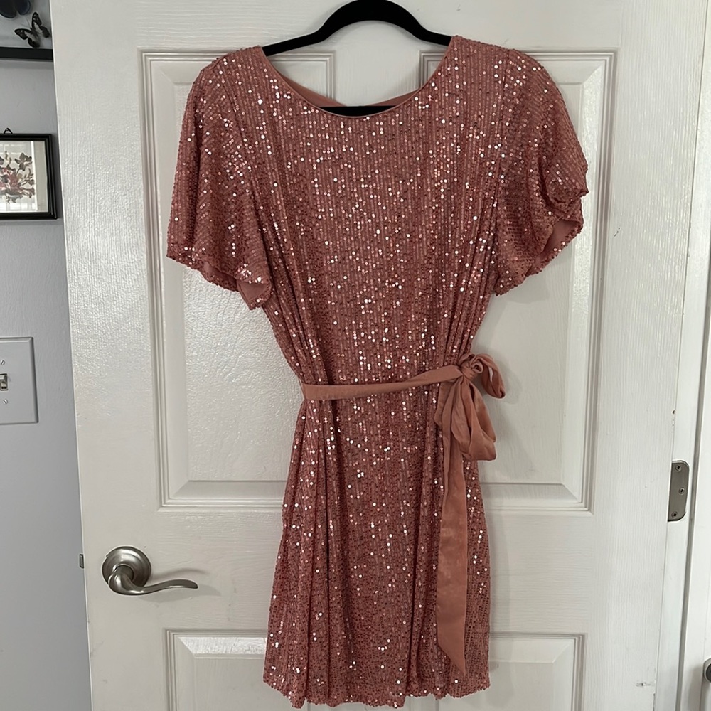 Lauren Conrad sequin dress